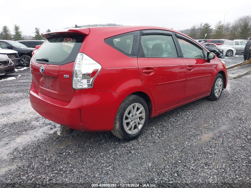 VIN JTDZN3EU6EJ010670 2014 Toyota Prius, V Three no.4