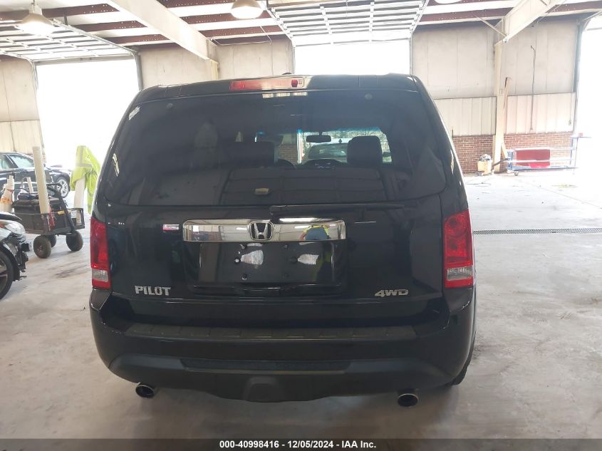 2014 Honda Pilot Ex-L VIN: 5FNYF4H51EB005726 Lot: 40998416