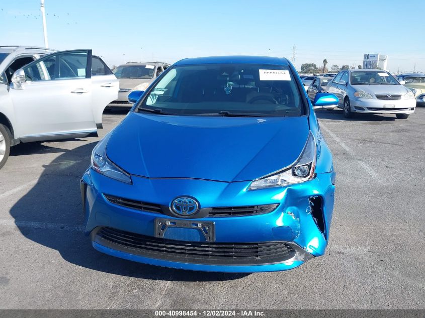 2021 Toyota Prius Le VIN: JTDKAMFUXM3134462 Lot: 40998454