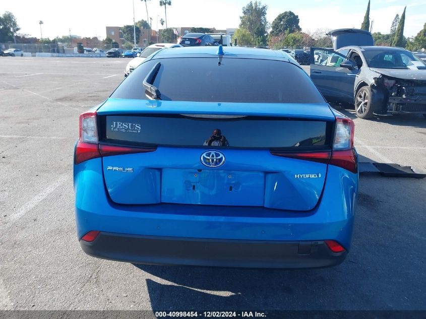 2021 Toyota Prius Le VIN: JTDKAMFUXM3134462 Lot: 40998454