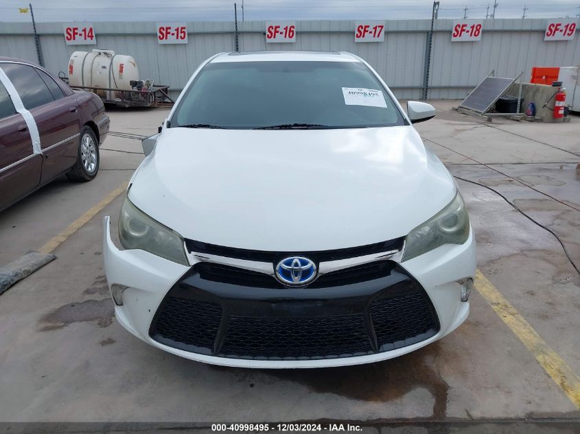 VIN 4T1BD1FK6FU169660 2015 Toyota Camry, Hybrid SE no.12