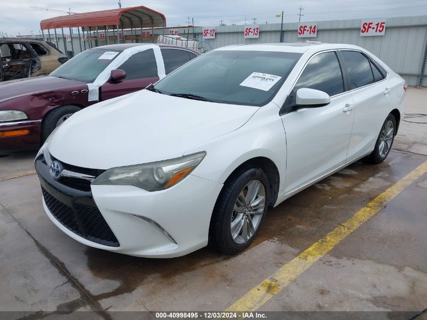 VIN 4T1BD1FK6FU169660 2015 Toyota Camry, Hybrid SE no.2