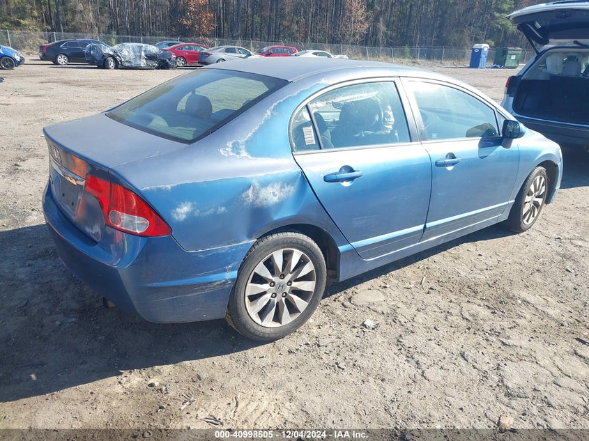 2009 HONDA CIVIC VIN: 2HGFA16819H542759