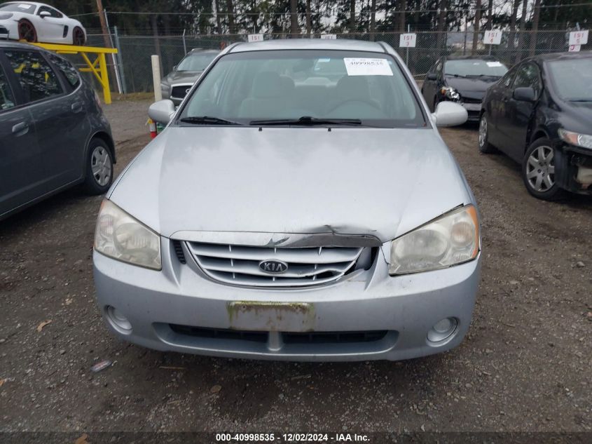 2006 Kia Spectra Ex/Lx/Sx VIN: KNAFE121165366436 Lot: 40998535