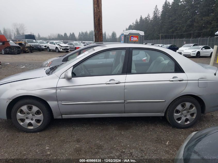 2006 Kia Spectra Ex/Lx/Sx VIN: KNAFE121165366436 Lot: 40998535