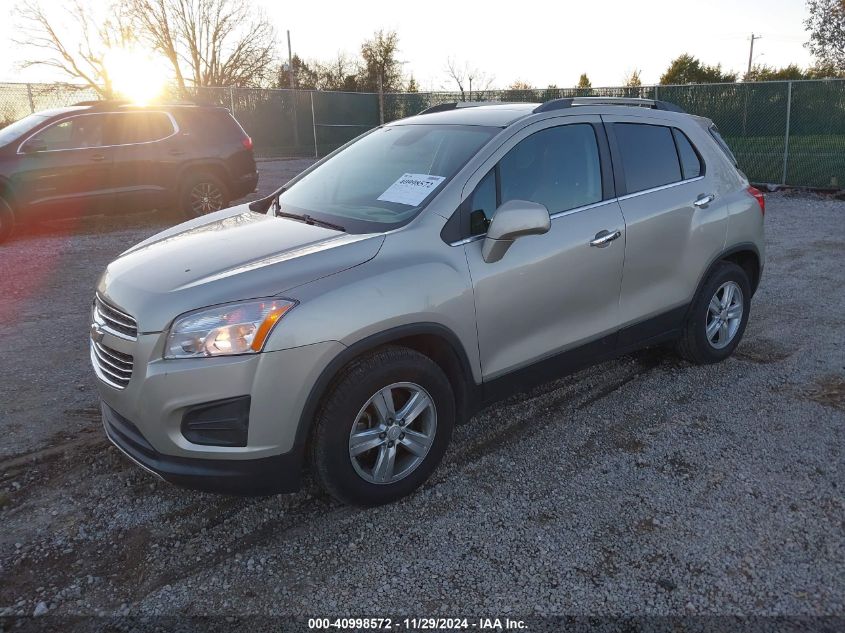 VIN 3GNCJLSB3GL260147 2016 Chevrolet Trax, LT no.2