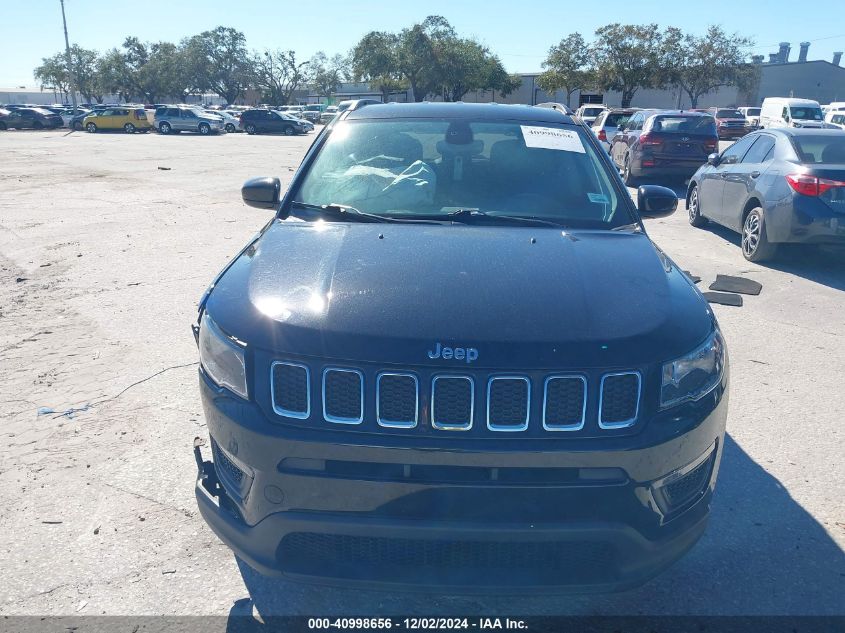 2020 Jeep Compass Sport Fwd VIN: 3C4NJCAB2LT126470 Lot: 40998656