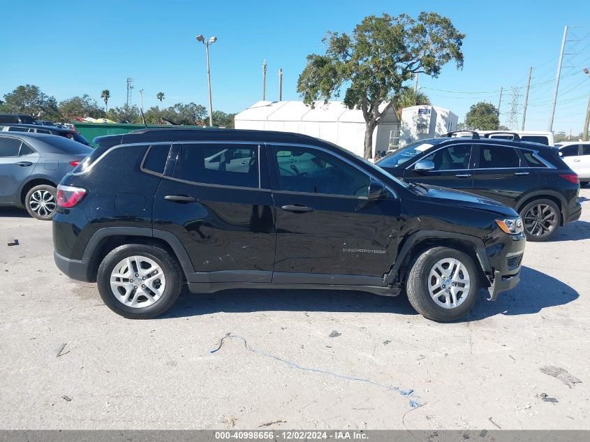 2020 Jeep Compass Sport Fwd VIN: 3C4NJCAB2LT126470 Lot: 40998656