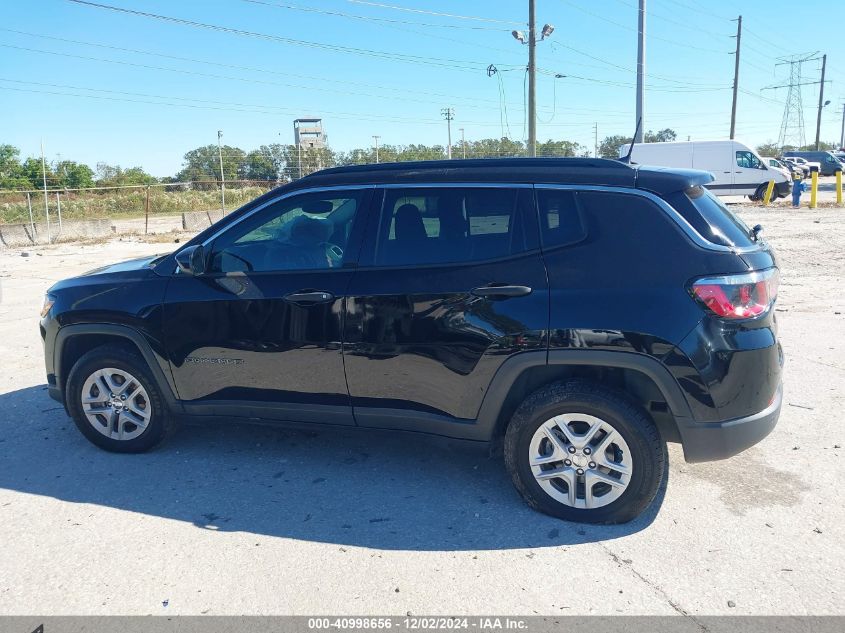 2020 Jeep Compass Sport Fwd VIN: 3C4NJCAB2LT126470 Lot: 40998656