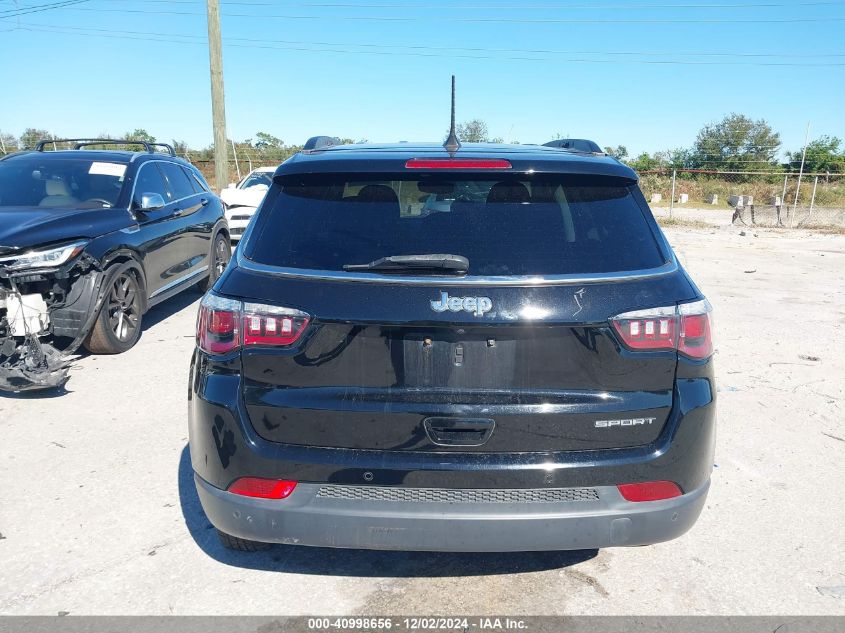 2020 Jeep Compass Sport Fwd VIN: 3C4NJCAB2LT126470 Lot: 40998656