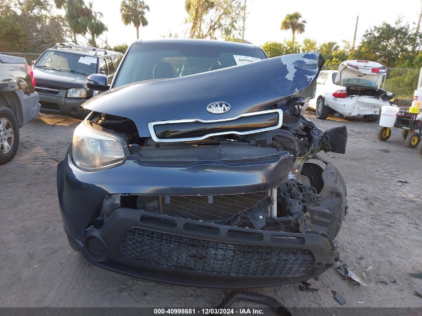 2014 Kia Soul + VIN: KNDJP3A51E7040467 Lot: 40998681