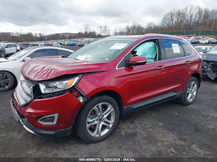 VIN 2FMPK4K96HBC13388 2017 Ford Edge, Titanium no.2