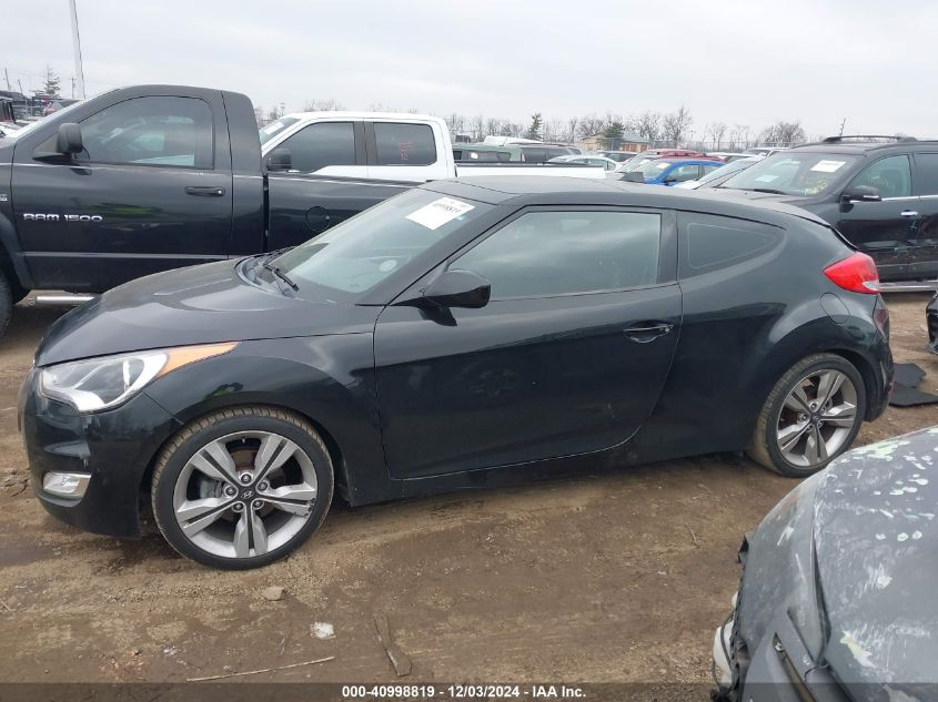 2017 Hyundai Veloster Value Edition VIN: KMHTC6AD1HU320016 Lot: 40998819