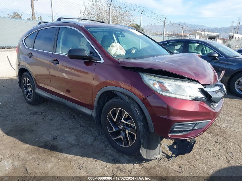 VIN 2HKRM3H48GH537684 2016 Honda CR-V, SE no.1