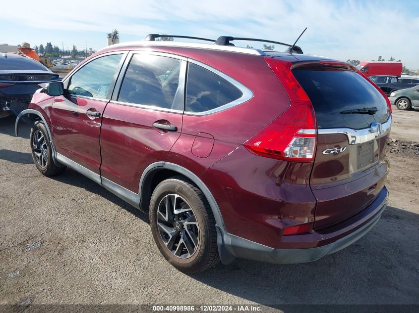 VIN 2HKRM3H48GH537684 2016 Honda CR-V, SE no.3