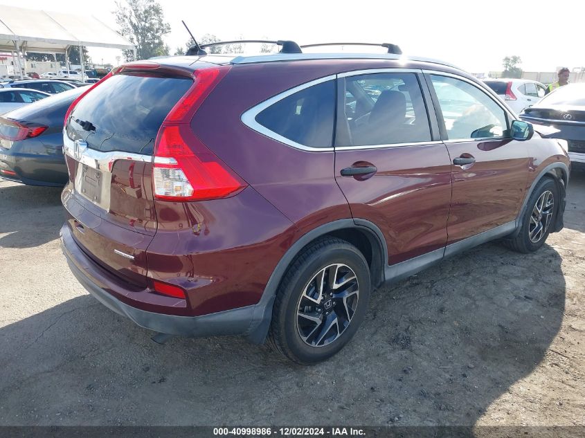 VIN 2HKRM3H48GH537684 2016 Honda CR-V, SE no.4