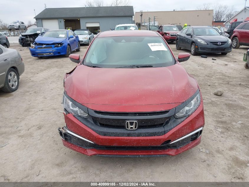 2020 Honda Civic Lx VIN: 19XFC2F65LE009636 Lot: 40999185