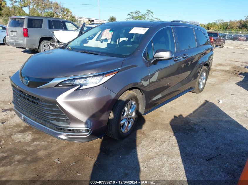 VIN 5TDZRKEC2PS170864 2023 Toyota Sienna, Limited no.2