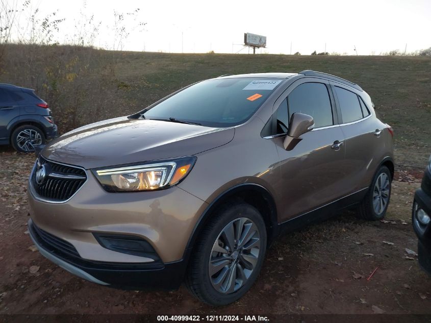 VIN KL4CJASB7KB923804 2019 BUICK ENCORE no.2