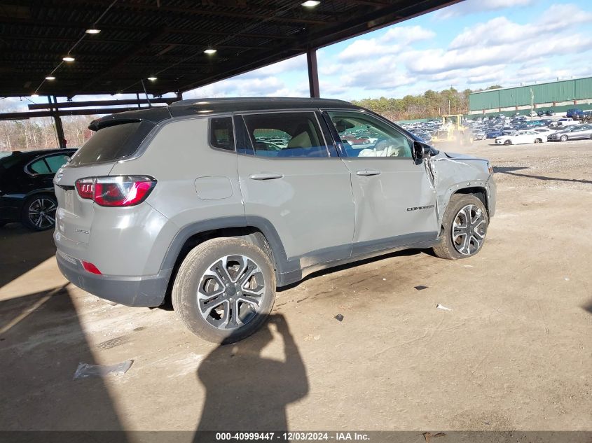 VIN 3C4NJDCB1NT185080 2022 Jeep Compass, Limited 4X4 no.4