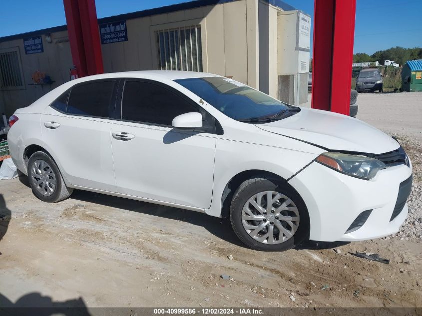 2014 Toyota Corolla Le VIN: 5YFBURHE1EP146857 Lot: 40999586