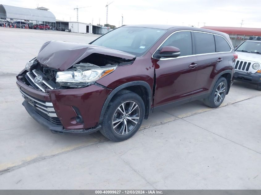 VIN 5TDZZRFH6KS365684 2019 Toyota Highlander, LE no.2