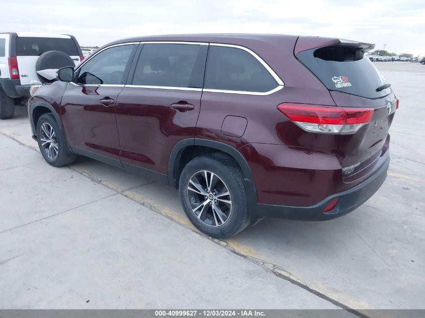 VIN 5TDZZRFH6KS365684 2019 Toyota Highlander, LE no.3