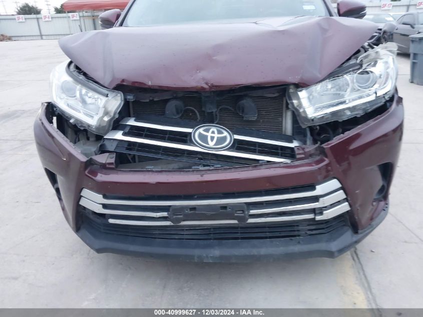 VIN 5TDZZRFH6KS365684 2019 Toyota Highlander, LE no.6