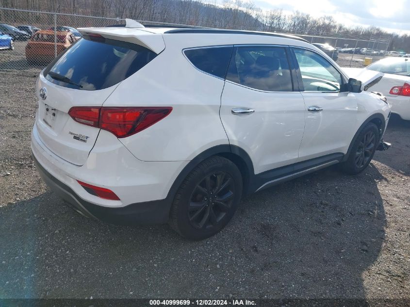 VIN 5NMZWDLA1HH049544 2017 HYUNDAI SANTA FE SPORT no.4