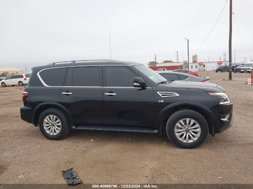 2021 Nissan Armada Sv 2Wd VIN: JN8AY2AC3M9145895 Lot: 40999796