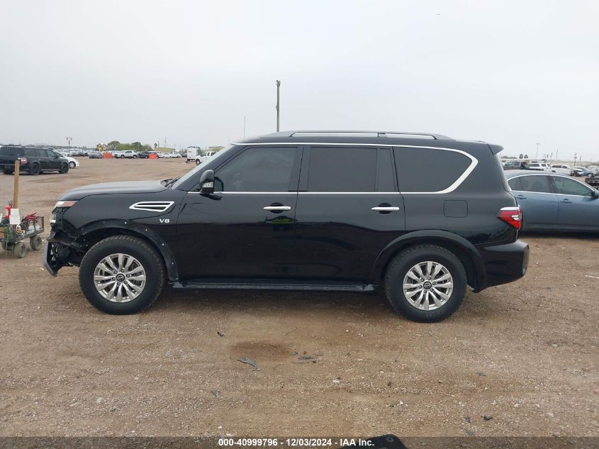 2021 Nissan Armada Sv 2Wd VIN: JN8AY2AC3M9145895 Lot: 40999796