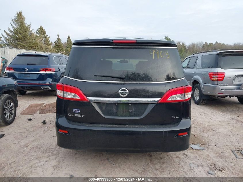 2013 Nissan Quest Sl VIN: JN8AE2KP5D9063175 Lot: 40999903