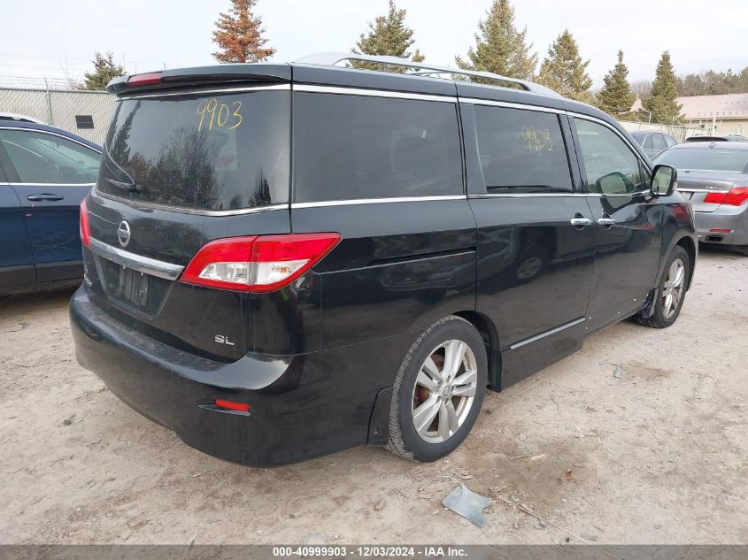 2013 Nissan Quest Sl VIN: JN8AE2KP5D9063175 Lot: 40999903