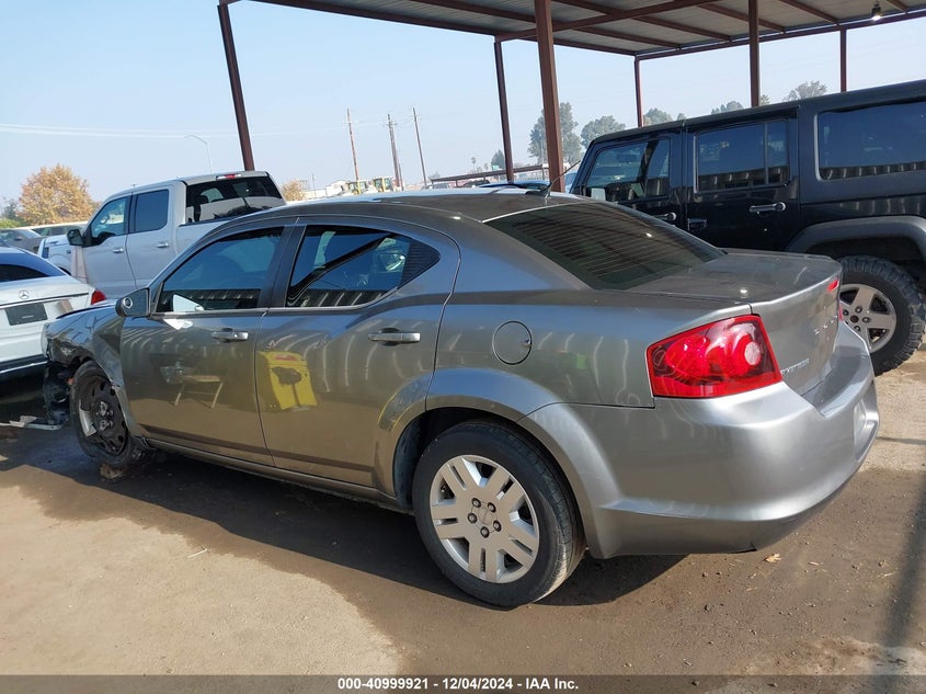 2013 DODGE AVENGER SE - 1C3CDZAB3DN654123