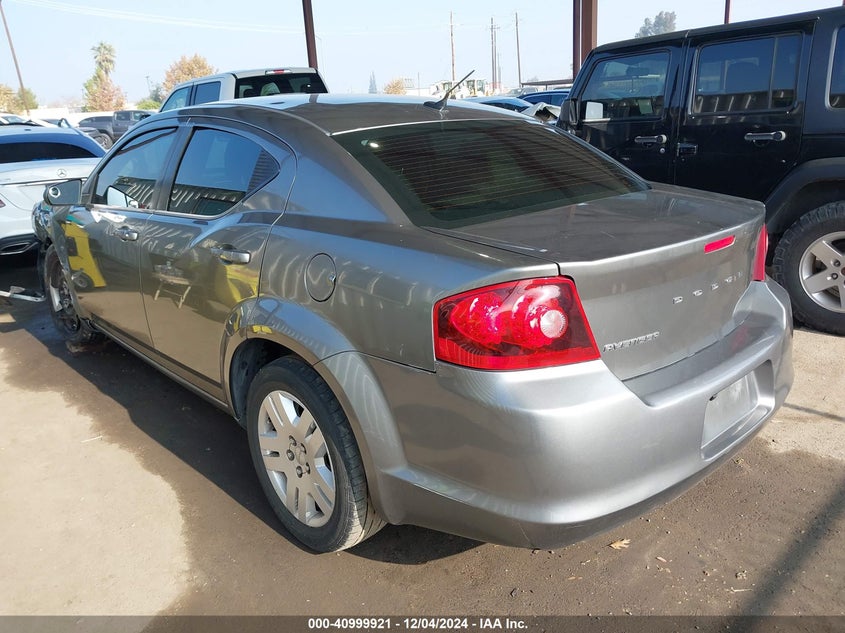 2013 DODGE AVENGER SE - 1C3CDZAB3DN654123