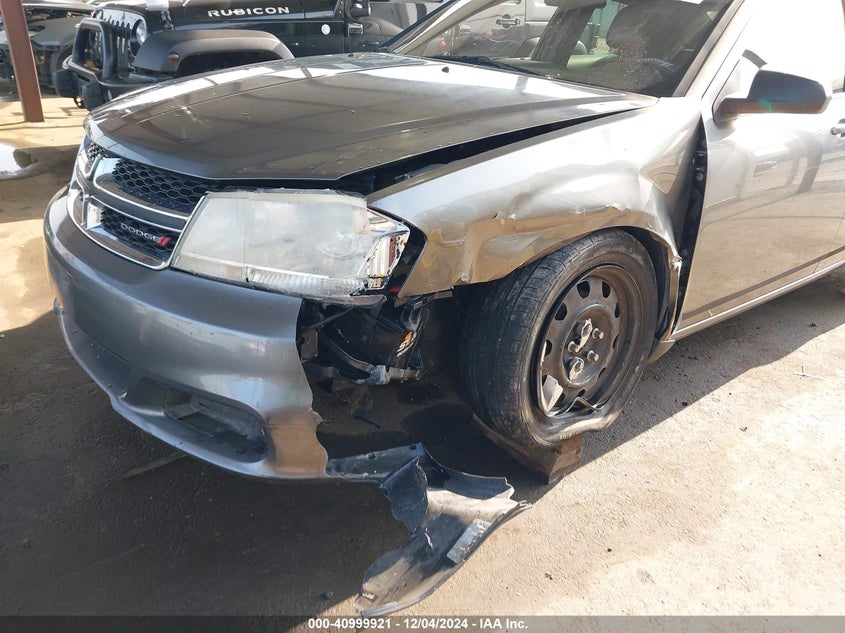 2013 DODGE AVENGER SE - 1C3CDZAB3DN654123