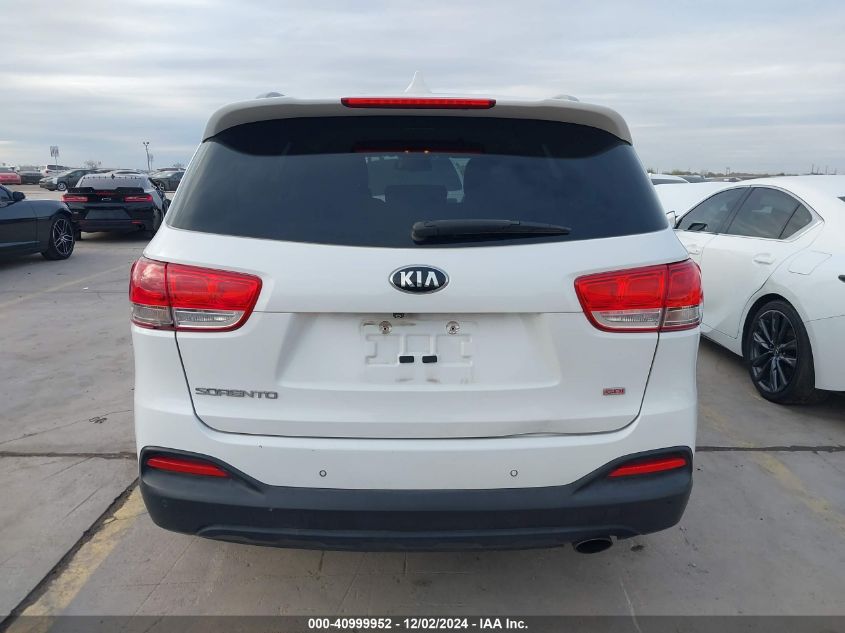 2017 Kia Sorento 2.4L Lx VIN: 5XYPG4A36HG222199 Lot: 40999952