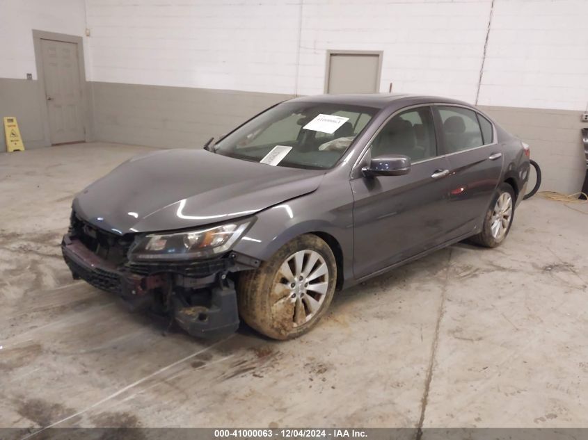 VIN 1HGCR2F86EA226347 2014 Honda Accord, Ex-L no.2