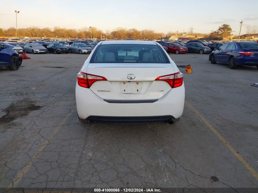 2015 Toyota Corolla Le Plus VIN: 2T1BURHE6FC271449 Lot: 41000065