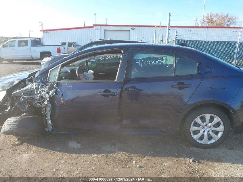 2021 Toyota Corolla Le VIN: JTDEPMAE5MJ139611 Lot: 41000097