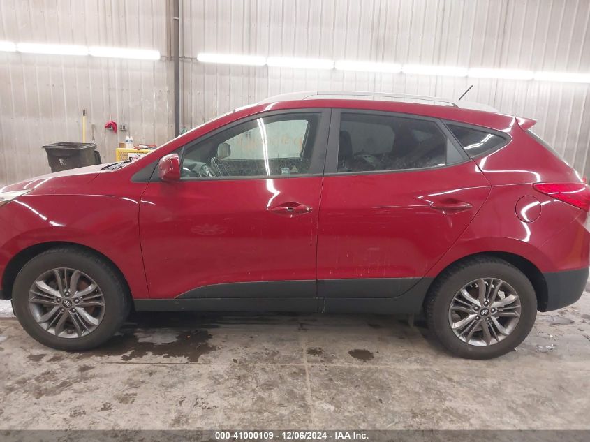 VIN KM8JU3AG6EU806006 2014 Hyundai Tucson, SE no.15