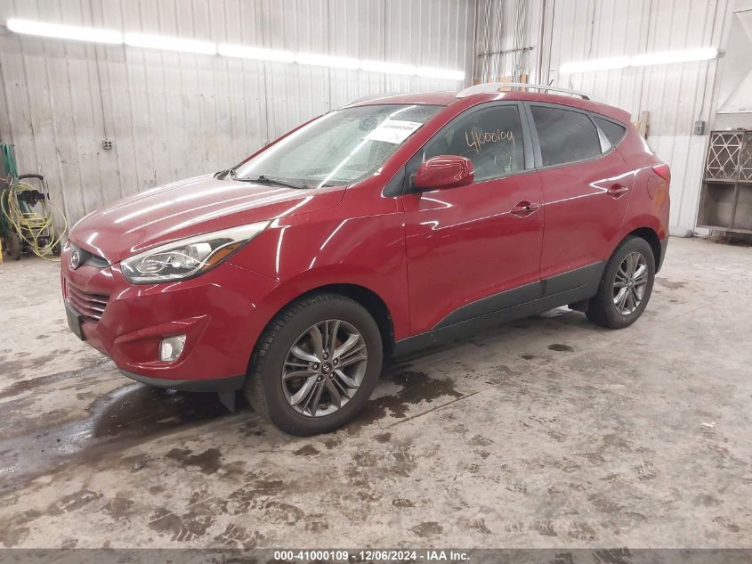 VIN KM8JU3AG6EU806006 2014 Hyundai Tucson, SE no.2