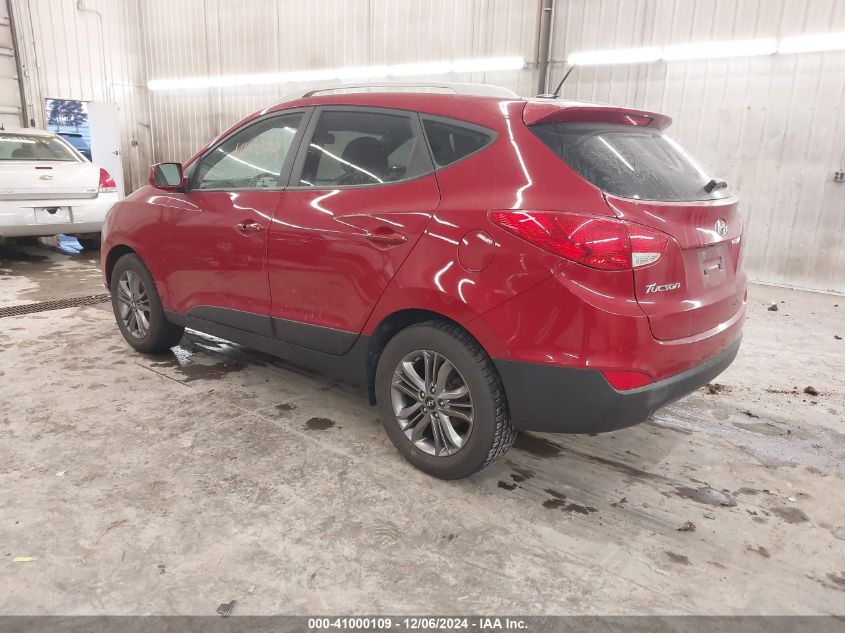 VIN KM8JU3AG6EU806006 2014 Hyundai Tucson, SE no.3