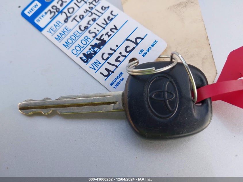 2014 TOYOTA COROLLA L - 2T1BURHE1EC210394