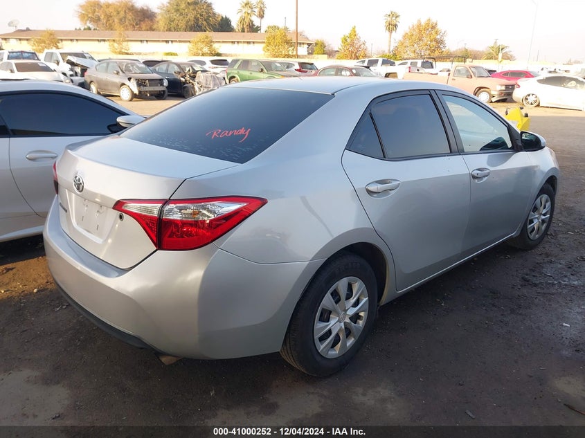 2014 TOYOTA COROLLA L - 2T1BURHE1EC210394