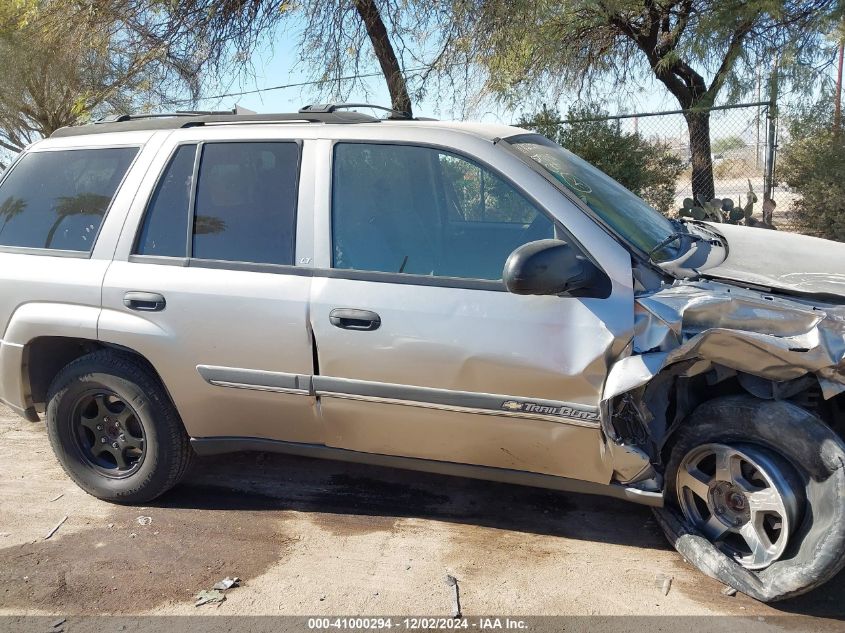 2002 Chevrolet Trailblazer Lt VIN: 1GNDT13S422429006 Lot: 41000294