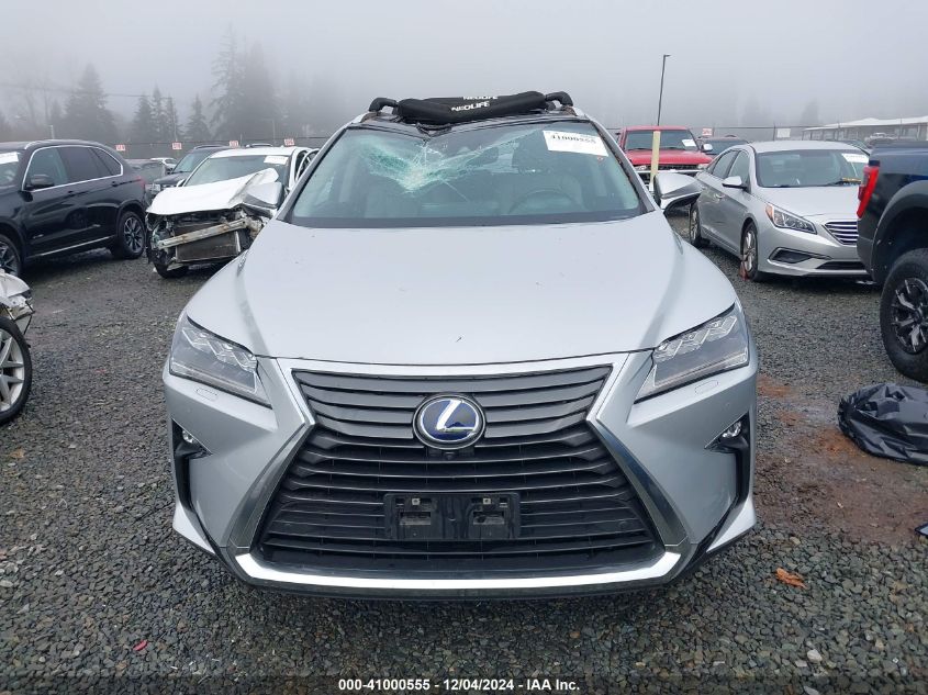 VIN 2T2BGMCA5HC019608 2017 Lexus RX, 450H no.12