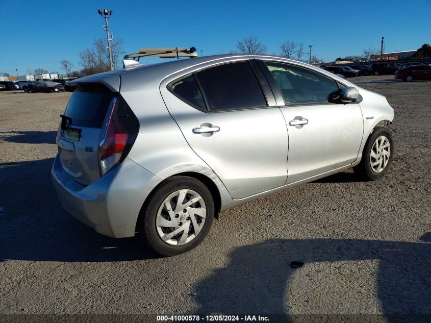 VIN JTDKDTB32F1101694 2015 Toyota Prius, C Two no.4