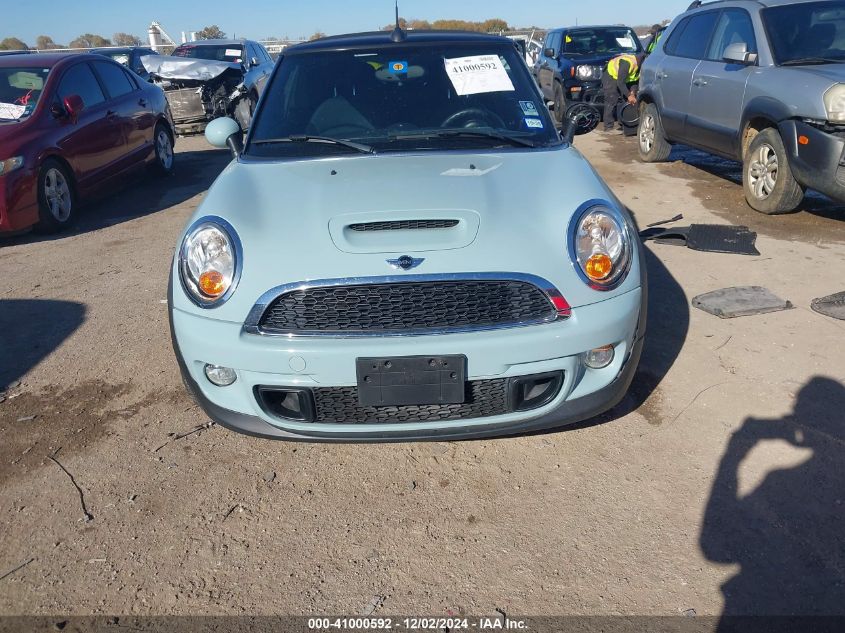 2013 Mini Convertible Cooper S VIN: WMWZP3C56DT705883 Lot: 41000592