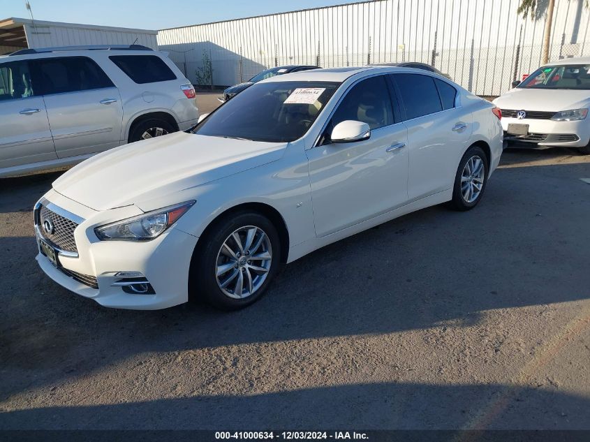 VIN JN1BV7AP6FM351546 2015 INFINITI Q50 no.2